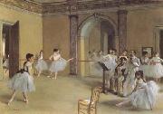 Edgar Degas Dance Class at the Opera (mk09) USA oil painting reproduction
